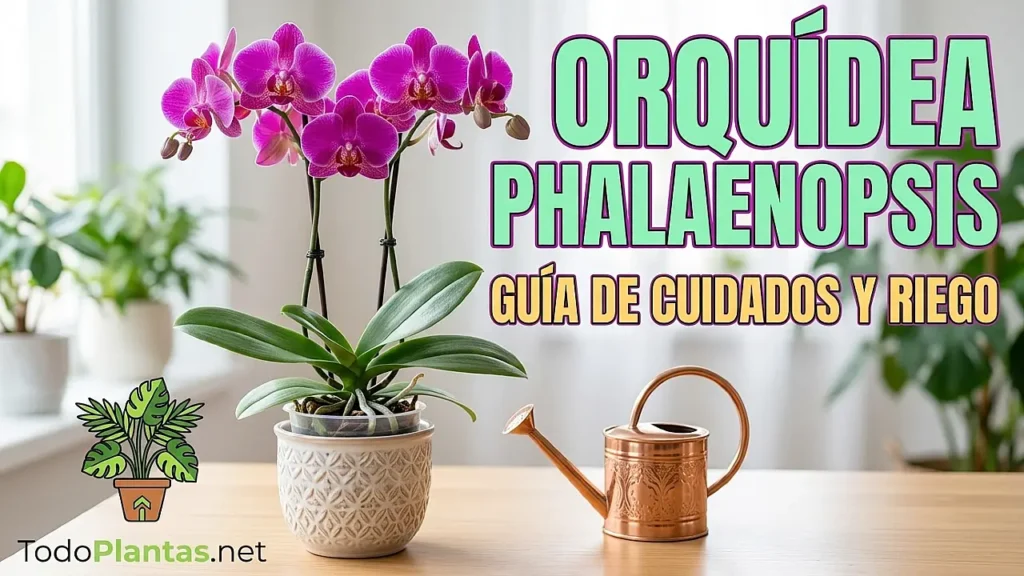 Orquídea Phalaenopsis: cuidados y riego
